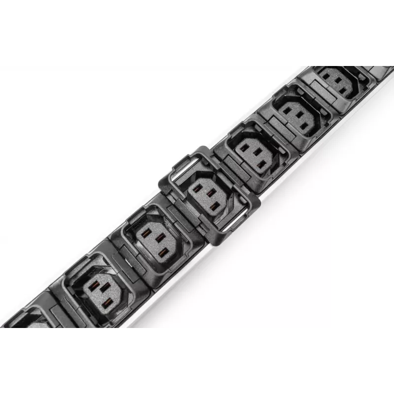 DIGITUS IT BASIC PDU. 3PH. 16A. 24 x C13. 3 x C19 Pionowa. Kabel 3m. Wtyk IEC309 3Ph-16A