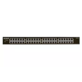 NETGEAR GS348 Niezarządzalny Gigabit Ethernet (10/100/1000) 1U Czarny