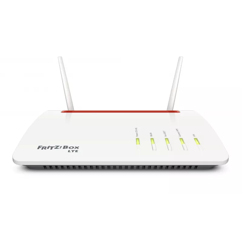Box FRITZ 6890 LTE router bezprzewodowy Gigabit Ethernet Dwuzakresowy (2.4 GHz / 5 GHz) 4G Czarny, Czerwony, Biały