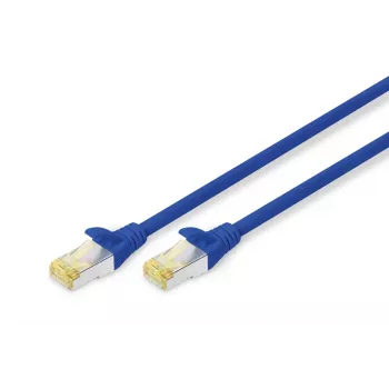 Kabel krosowy DIGITUS - CAT6a - S/FTP - Snagless - Cu - 1m - niebieski