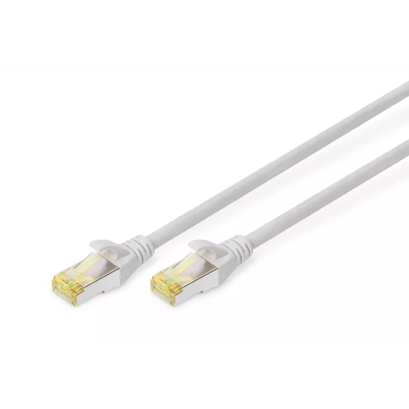 DIGITUS Kabel krosowy - CAT6a - S/FTP - Snagless - Cu - 2m - szary