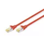 DIGITUS Kabel krosowy - CAT6a - S/FTP - Snagless - Cu - 3m - czerwony