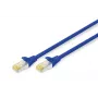 Kabel krosowy DIGITUS - CAT6a - S/FTP - Snagless - Cu - 7m - niebieski