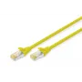 DIGITUS Patch kabel - CAT6a - S/FTP - Snagless - Cu - 1m - żółty