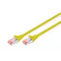 Kabel krosowy DIGITUS - CAT6 - S/FTP - Snagless - Cu - 2m - żółty