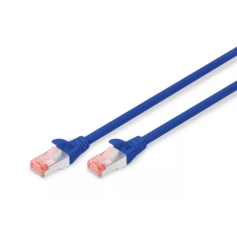 DIGITUS Kabel krosowy - CAT6 - S/FTP - Snagless - Cu - 5m - niebieski