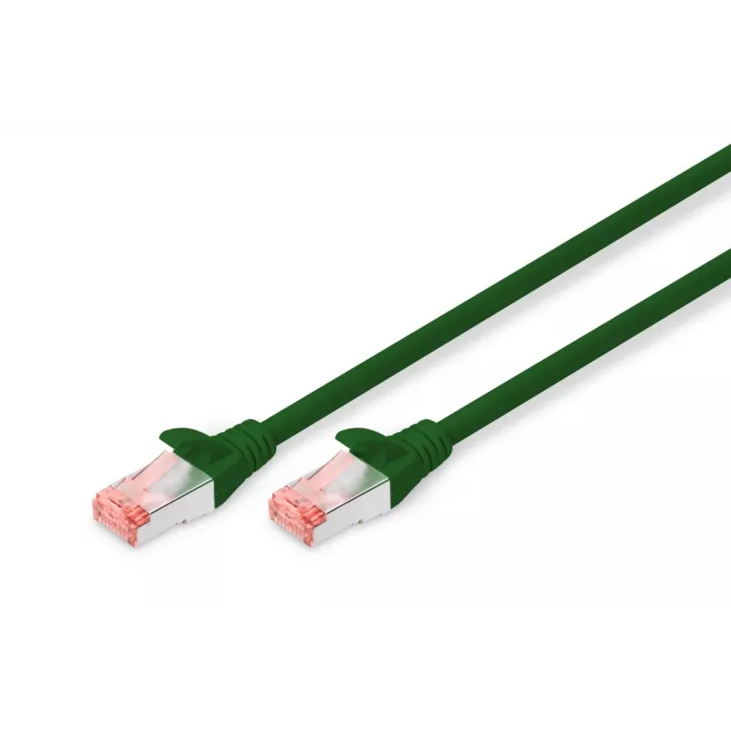 DIGITUS Patch kabel - CAT6 - S/FTP - Snagless - Cu - 5m - zielony