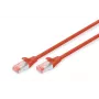 Kabel krosowy DIGITUS - CAT6 - S/FTP - Snagless - Cu - 5m - czerwony