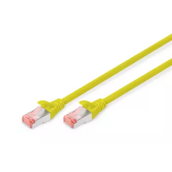 Kabel krosowy DIGITUS, przewodnik miedziany - CAT6 - S/FTP - Snagless - 5m - żółty