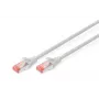DIGITUS Patch kabel - CAT6 - S/FTP - Snagless - Cu - 7m - szary