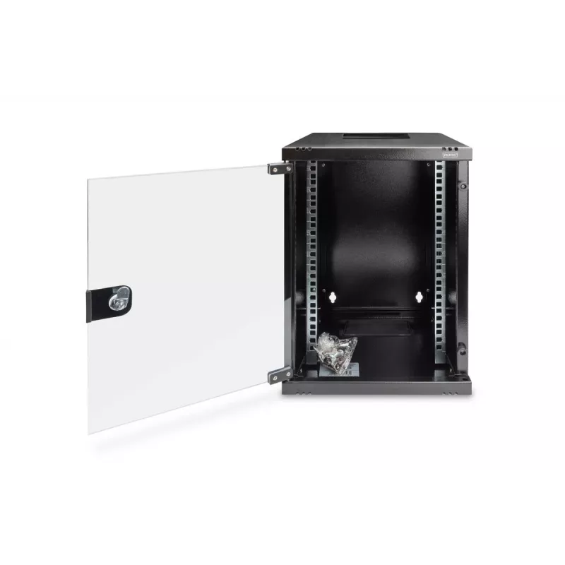 DIGITUS Szafka wisząca 312x300mm (10 cali) 9U 464x312x300 mm czarna