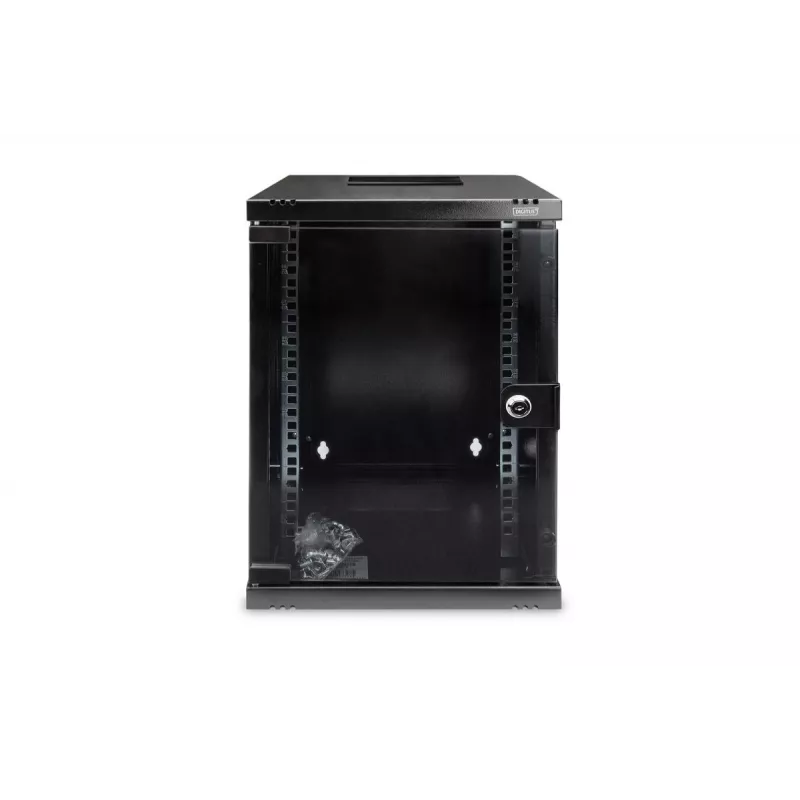 DIGITUS Szafka wisząca 312x300mm (10 cali) 9U 464x312x300 mm czarna