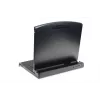 DIGITUS Modułowa konsola 43,2 cm (17 cali) TFT z 1-portowym KVM, RAL 9005 czarny, klawiatura Qwertzu niemiecka