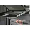 DIGITUS Modułowa konsola 43,2 cm (17 cali) TFT z 1-portowym KVM, RAL 9005 czarny, klawiatura Qwertzu niemiecka