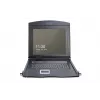 DIGITUS Modularized 43 2cm (17in) TFT console with 8 port KVM RAL 9005 black - Qwertzu German