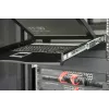 DIGITUS Modułowa konsola TFT 48,3 cm (19 cali) z 8-portowym przełącznikiem KVM, RAL 9005 czarny - Qwertzu niemiecki