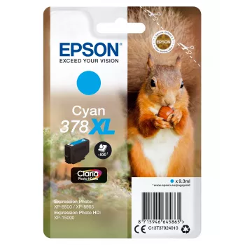 Epson Squirrel Singlepack cyjan 378XL Claria Photo HD Ink