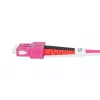 DIGITUS Kabel światłowodowy, SC na SC Multimod OM4 - 50/125 µ, Duplex, kolor RAL4003 Długość 1m
