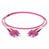 DIGITUS Kabel światłowodowy, SC na SC Multimod OM4 - 50/125 µ, Duplex, kolor RAL4003 Długość 1m