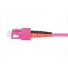 Kabel światłowodowy DIGITUS, LC do SC wielomodowy OM4 - 50/125 µ, duplex, kolor RAL4003, długość 1 m