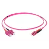 Kabel światłowodowy DIGITUS, LC do SC wielomodowy OM4 - 50/125 µ, duplex, kolor RAL4003, długość 1 m