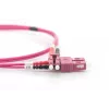 Światłowodowy kabel krosowy DIGITUS, LC na SC wielomodowy OM4 - 50/125 µ, dupleks, kolor RAL4003, długość 10 m