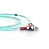 DIGITUS Fiber Optic Patch Cord, ST na ST Wielomodowy 50/125 µ, Dupleks Długość 10 m, Klasa OM3