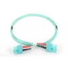 Patchcord światłowodowy DIGITUS, SC do SC wielomodowy 50/125 µ, dupleks, długość 1 m, klasa OM3