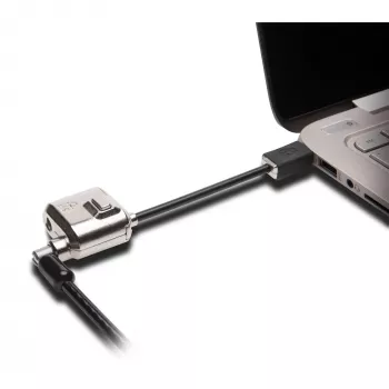 Kensington MiniSaver Mobile Keyed Lock, 1,8 m, Kensington, klucz, klucz płaski, stal węglowa, czarny