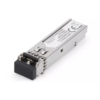 Moduł SFP DIGITUS 1,25 Gbps, do 550 m wielomodowy, złącze duplex LC 1000Base-SX, 850 nm