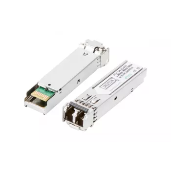 Moduł SFP DIGITUS 1,25 Gbps, do 550 m wielomodowy, złącze duplex LC 1000Base-SX, 850 nm