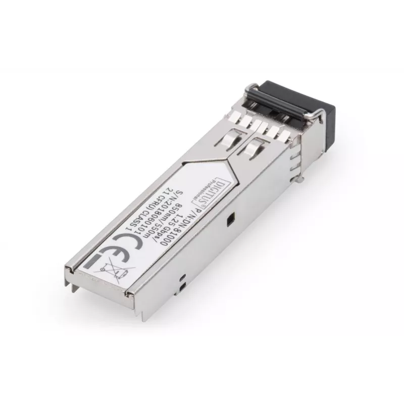 Moduł SFP DIGITUS 1,25 Gbps, do 550 m wielomodowy, złącze duplex LC 1000Base-SX, 850 nm