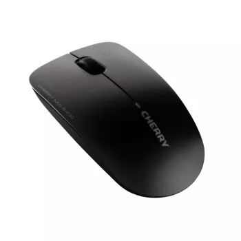 Mysz bezprzewodowa CHERRY MW 2400, czarna, USB, symetryczna, optyczna, bezprzewodowa RF, 1200 DPI, czarna