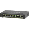 NETGEAR 8-Port Gigabit Ethernet PoE+ Plus Switch (GS308EP) Managed L2/L3 Gigabit Ethernet (10/100/1000) Power over Ethernet (PoE) Czarny