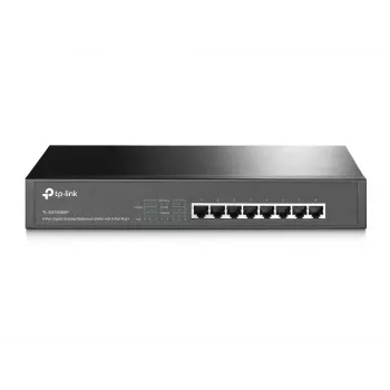 TP-Link TL-SG1008MP Niezarządzalny Gigabit Ethernet (10/100/1000) Power over Ethernet (PoE) 1U Czarny