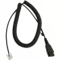 Kabel Jabra LINK Siemens Openstage złącze QD na RJ-45, 0,5 m (zwijana 2 m), czarny
