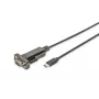 DIGITUS USB Type C 2.0 na szeregowy konwerter, kabel DSUB 9M 1m