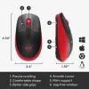 Mysz Logitech M190 Wireless USB czerwony