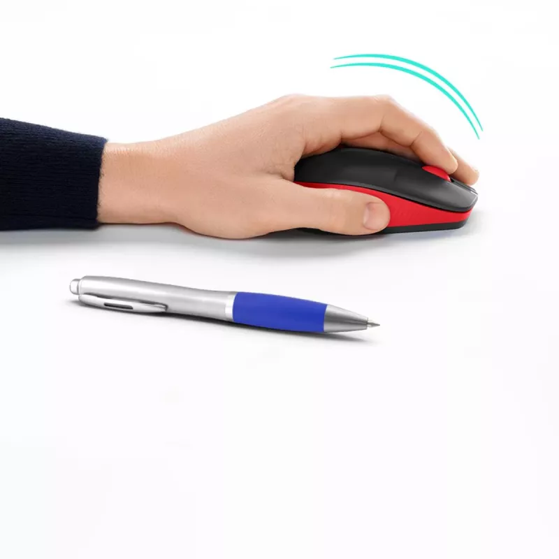 Mysz Logitech M190 Wireless USB czerwony