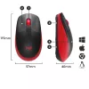 Mysz Logitech M190 Wireless USB czerwony