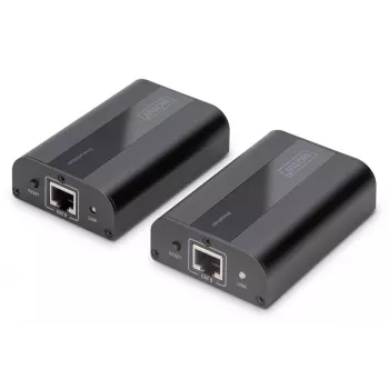 Zestaw przedłużacza HDMI DIGITUS 4K, HDMI 2.0 30/60 m przez kabel sieciowy (CAT6, 6a, 7), UHD 4K2K/60 Hz