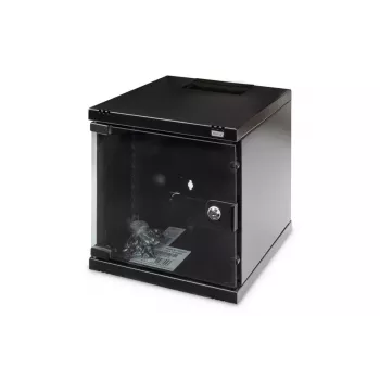 DIGITUS Szafa wisząca 254 mm (10in) 6U 330x312x300 mm, kolor czarny (RAL 9005)