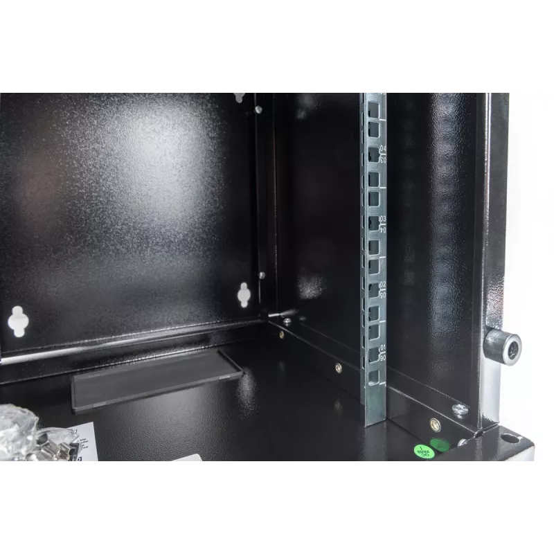 DIGITUS Szafa wisząca 254 mm (10in) 6U 330x312x300 mm, kolor czarny (RAL 9005)