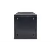 DIGITUS Szafa wisząca 254 mm (10in) 6U 330x312x300 mm, kolor czarny (RAL 9005)