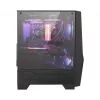 MSI MAG FORGE 100R Mid Tower Gaming Computer Case 'Czarny, 2x 120mm ARGB PWM Fan, 1x 120mm Fan, 1-6 ARGB Hub, Mystic Light Sync, Tempered Glass Panel, ATX, mATX, mini-ITX'
