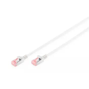 Cienki kabel krosowy DIGITUS - CAT6 - U/FTP - Snagless - Cu - 10 m - Szary