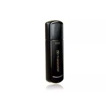 TRANSCEND Jetflash 350 - 8GB Pamięć USB - USB 2.0 - Czarny