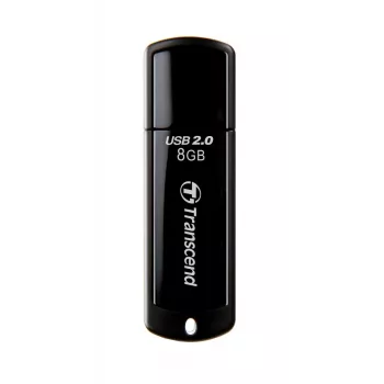 TRANSCEND Jetflash 350 - 8GB Pamięć USB - USB 2.0 - Czarny