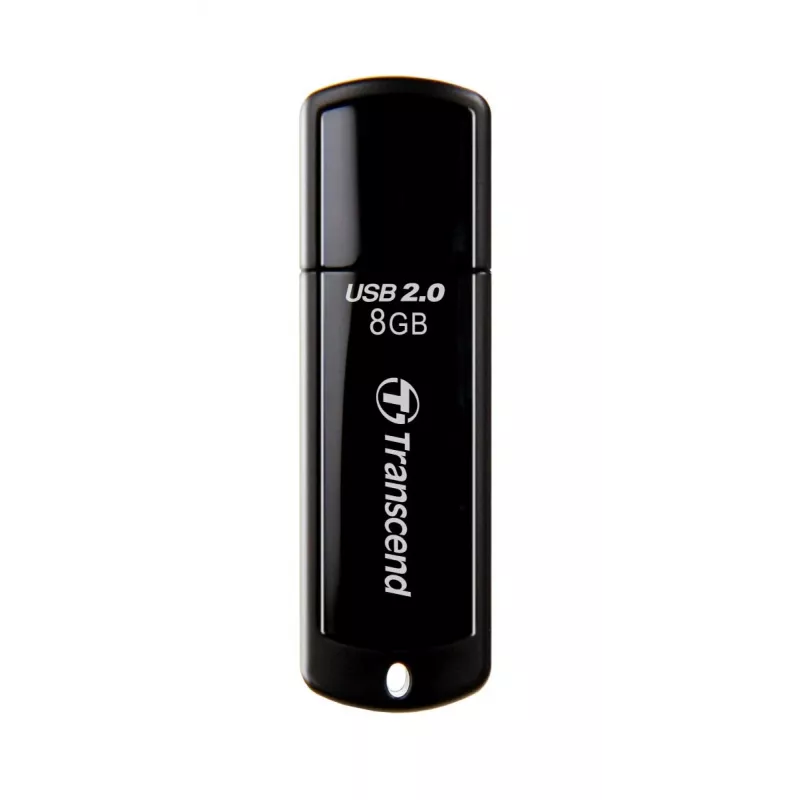 TRANSCEND Jetflash 350 - 8GB Pamięć USB - USB 2.0 - Czarny