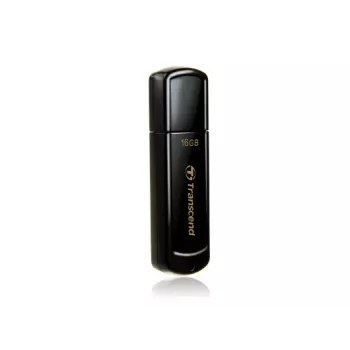 TRANSCEND Jetflash 350 - pamięć USB 16 GB - USB 2.0 - czarna